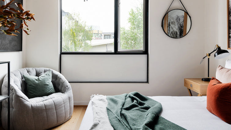 Designing for guest wellbeing. Adding tactility, happiness & feel-good home touches to St. Kilda Accommodation