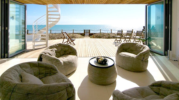 soften your structures. adding value to designer residential seaside housing.