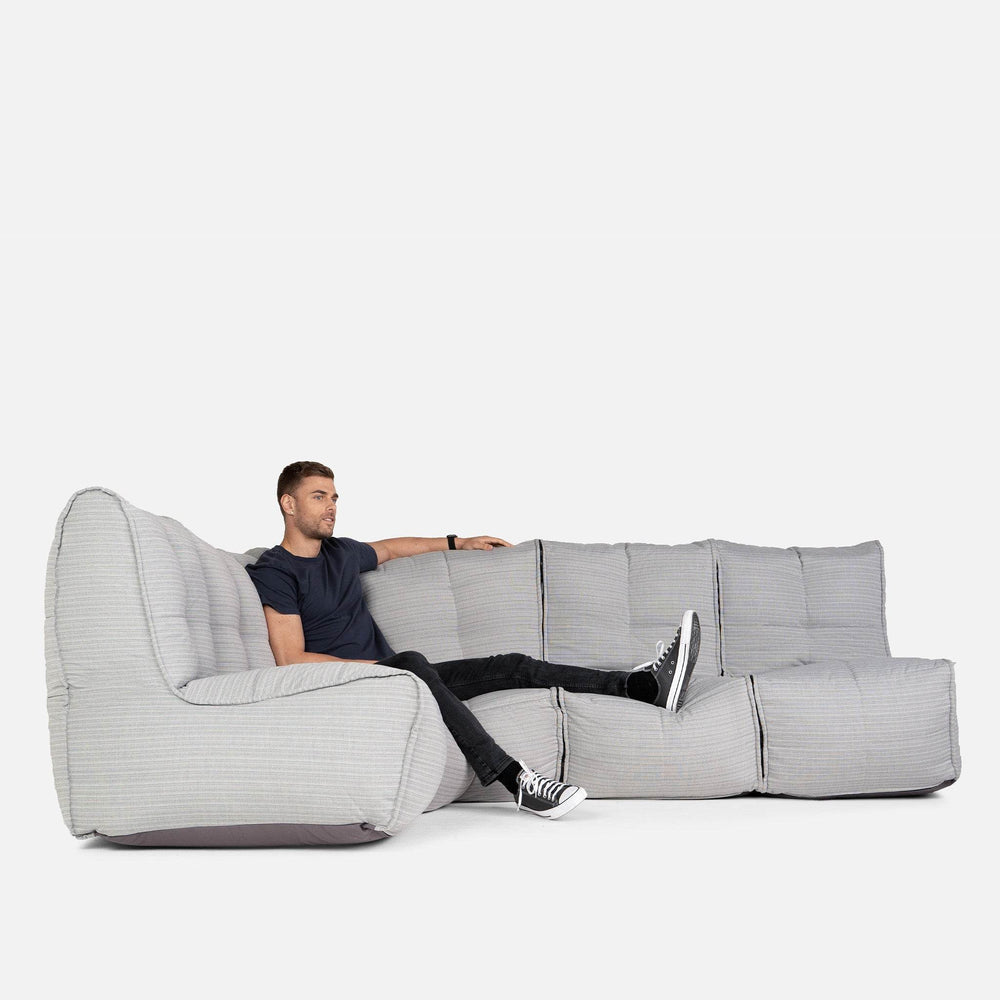 Mod 4 L Sofa - Outdoor/Interior — Silverline