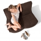 Brown Twin Couch Bean Bag Sofa