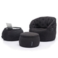 black designer sofa set bean bag by Ambient Lounge
