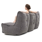 Grey movie couch modular sofa bean bags Australia
