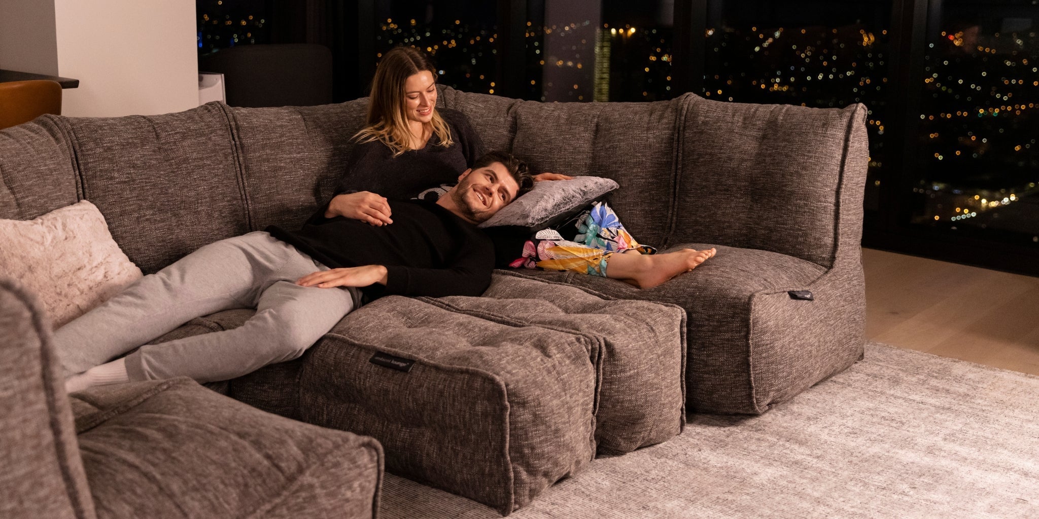 Ambient Lounge Mod 6 modular lounge sofa styled for a modern Australian living space