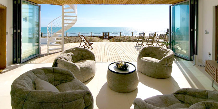 soften your structures. adding value to designer residential seaside housing.