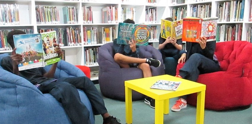Comfy Kids Learn More. Modernizing Australian school libraries with relaxing, soft & fun ambient lounge® furniture.