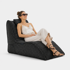 Avatar Lounger with Headrest in Black Aurora – view 3