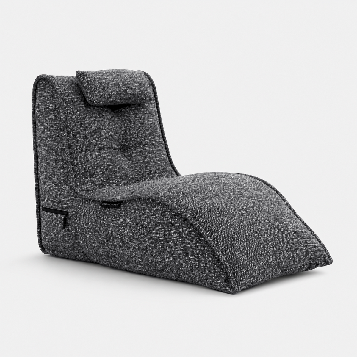 Avatar Lounger with Headrest in Charcoal Galleria – view 1