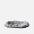 Large Premium Dog Bed Cover, Silken Grey (Faux Fur)
