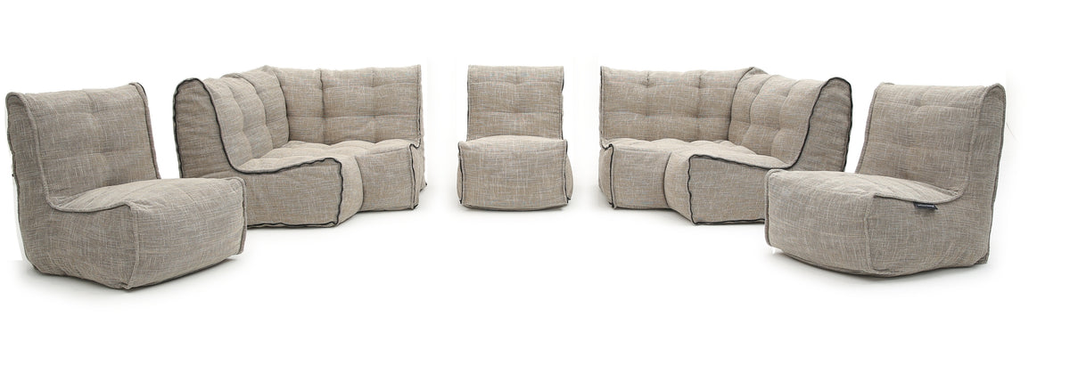Full Mod 6 modular lounge, open configuration