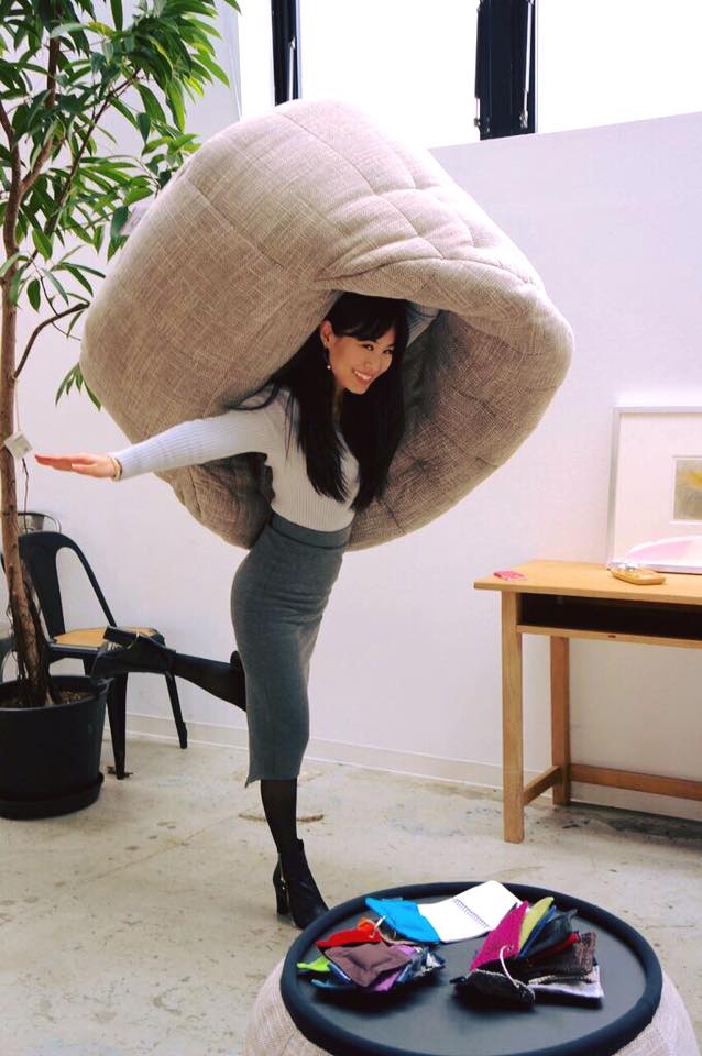Lightweight Butterfly Sofa bean bag by Ambient Lounge in Tokyo