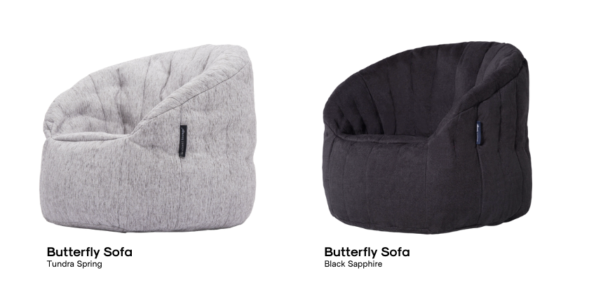 Ambient lounge Butterfly sofas