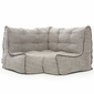 Modular bean bag corner in beige