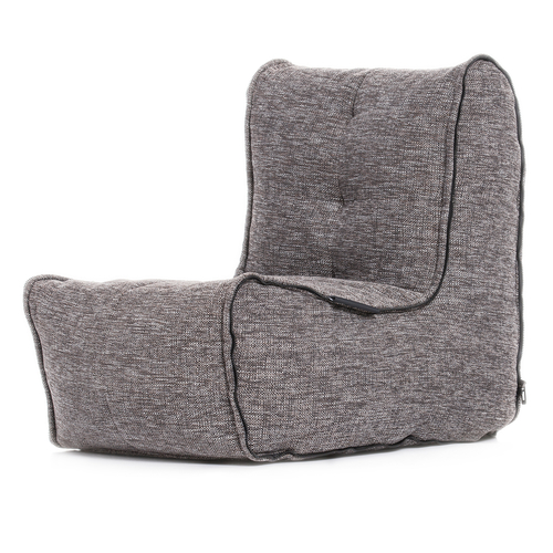 Link middle bean bag in grey interior fabric