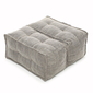 Beige Ottoman Modular Beanbag in Interior Fabric