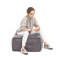 Grey Footstool bean bag in Australia