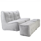 Mod 2 Twin Couch -  Silverline (UV Grade AA+)