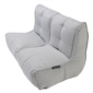 Mod 2 Twin Couch -  Silverline (UV Grade AA+)