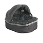 Luxury Hooded Pet Bed (Grey)