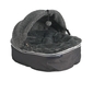 Luxury Hooded Cat Bed (Grey)