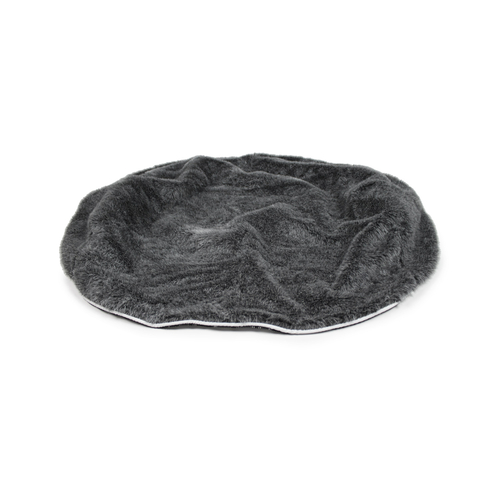 dark grey faux fur cat bed cover fit for small cat bed by Ambient Lounge Australia