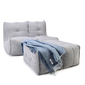 Merino Wool Luxury Throw - Blue Mist