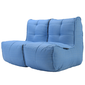 mid blue outdoor furniture by ambient lounge®. Twin couch waterproof sofa
