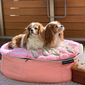 Medium - Premium Indoor/Outdoor Dog Bed (Ballerina Pink)