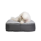 Small Premium Cooling ThermoQuilt Dog Bed (Silver)