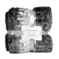 850gm deluxe animal print faux fur throw by ambient lounge