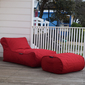 Studio Chaise Set - Toro Red