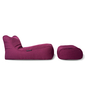 pink designer sofa set in Sunbrella fabric bean bag by Ambient Lounge