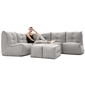 silver modular sofa bean bags Australia