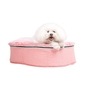 Small Luxury Indoor/Outdoor Dog Bed (Ballerina Pink)