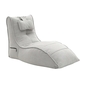 Avatar Lounger with Headrest - Maldives Grey (Sunbrella)