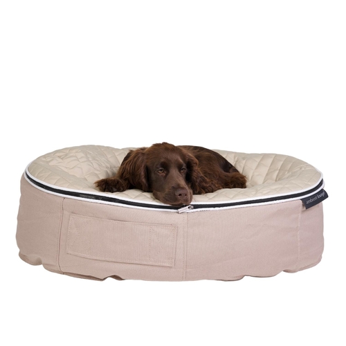 Medium Premium Cooling ThermoQuilt Dog Bed (Coffee)