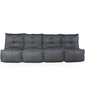 Mod 4 Quad Couch - Titanium Weave (UV Grade AA+)