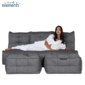 Mod 3 Movie Couch - Titanium Weave (UV Grade AA+)