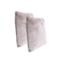 Deluxe Faux Fur Cushion Set - Cappuccino (Set of 2)