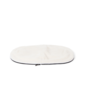 Small Premium Organic Cotton Dog Bed Cover (Cream)