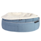 Large Indoor/Outdoor Dog Bed with SoLuxe™ Filling (Blue Dream with Organic Cotton)