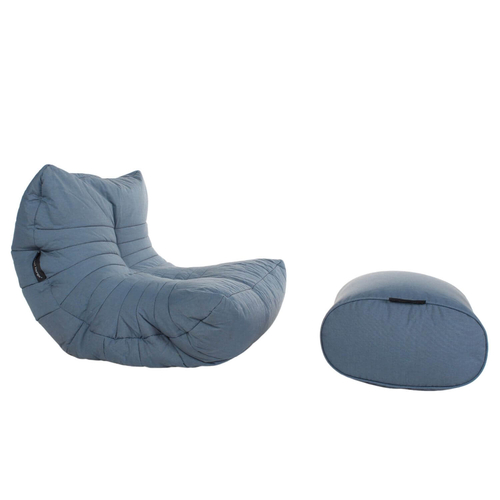 Acoustic Chaise Set -  Atlantic Denim (UV Grade AA+)