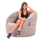 beige bean bag chair