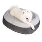 Large Rebound Foam Mattress Cooling ThermoQuilt Dog Bed (Silver)