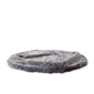 Medium Premium Faux Fur Dog Bed Cover (Silken Grey)