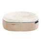 Large Rebound Foam Mattress Dog Bed (Cappuccino + Organic Cotton)