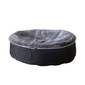 Small Luxury Indoor/Outdoor Dog Bed (Silken Grey)