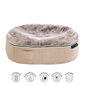 XXL Rebound Foam Mattress Cooling ThermoQuilt Dog Bed (Coffee)