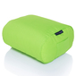 yellow green ottoman bean bag