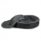 black cushion dog beds made of bean bags by Ambient Lounge