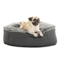 black cushion dog beds made of bean bags by Ambient Lounge